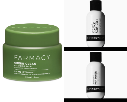 skincare cover photo collage