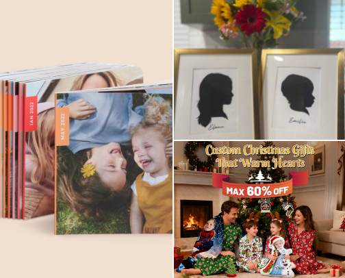 Personalized gift recommendations cover photo collage