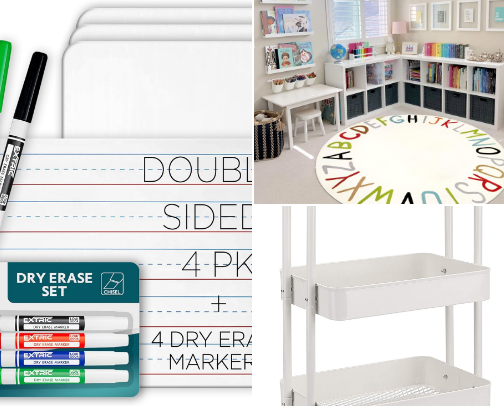 Homeschool Mom of 4 Supplies cover photo collage