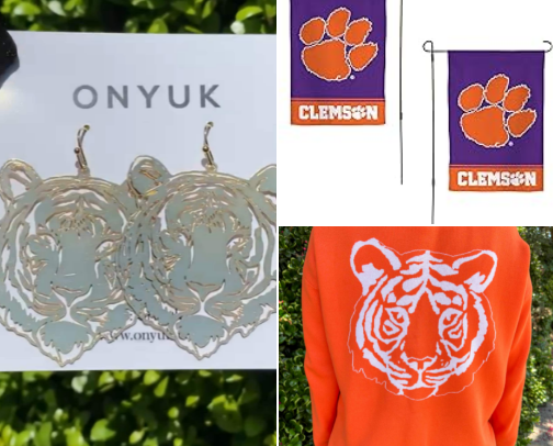 Clemson Tiger for Life cover photo collage