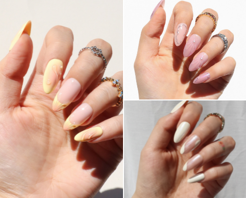 Press on nails-- especially in this economy cover photo collage