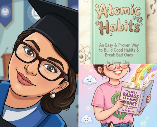 The Empowered Woman: 6 Books for Career & Personal Success 🎓💼 cover photo collage