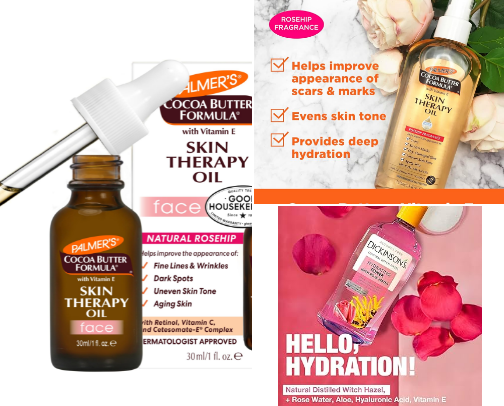 Radiant Glowing Skin cover photo collage