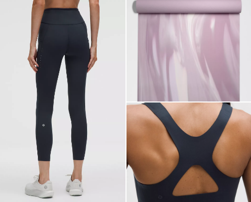 Essential for athletic & yoga looks. cover photo collage