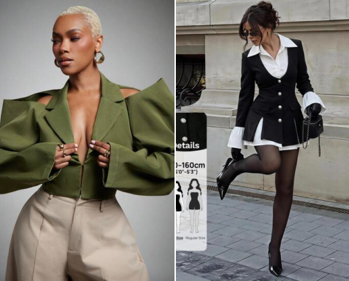 Women office wear cover photo collage