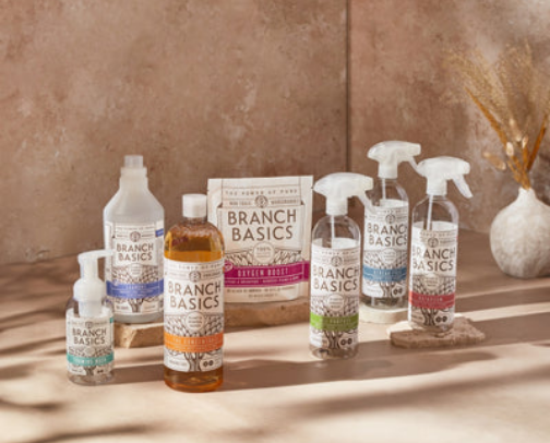 Keeping a “clean” house. List for nontoxic living. cover photo collage