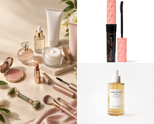 My favorite beauty recs cover photo collage
