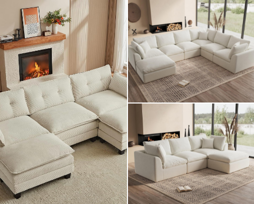 AFFORDABLE AMAZON COUCHES🤍 cover photo collage