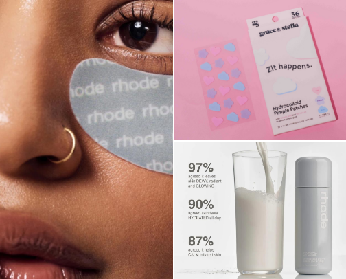 glazed skin - acne edition cover photo collage