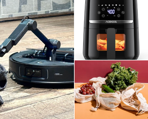 Home must haves that save money and time cover photo collage