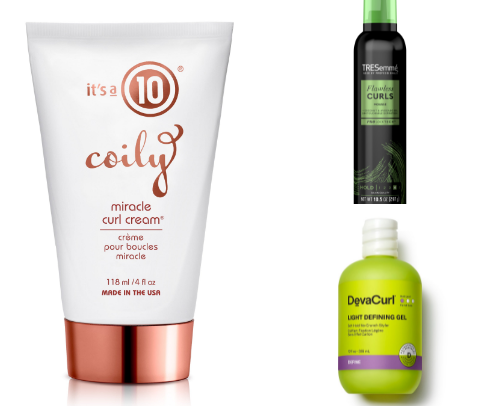 2C Curly Girlie cover photo collage