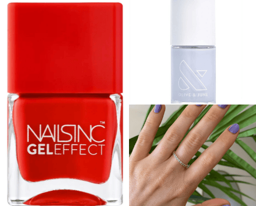 Nail polish 💅 cover photo collage