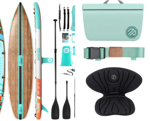 Paddleboarding essentials cover photo collage