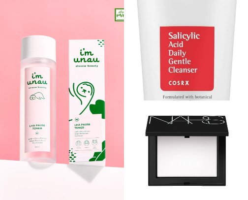 Skin Prep/Makeup for Oily-Combo Skin cover photo collage