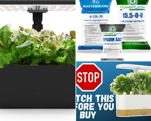 My $150 DIY Hydroponics Starter Kit cover photo collage