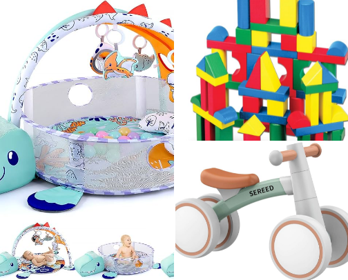 Affordable B-day Gifts for Kids cover photo collage
