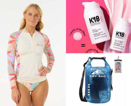 Fun in the Sun Favorites: Sun Protection, Beachwear & Outdoor Essentials cover photo collage