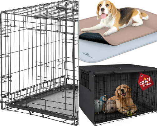 Dog Beds, Crates & Sleep Essentials cover photo collage