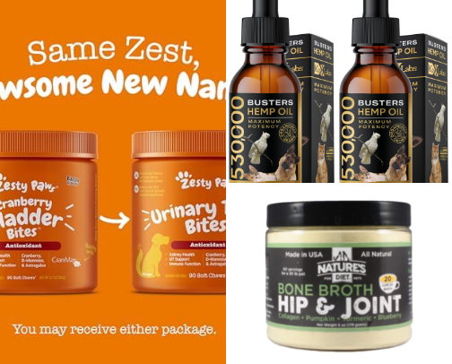 Healthy Dog products🐶 cover photo collage