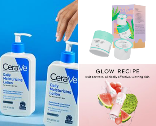 Skincare cover photo collage