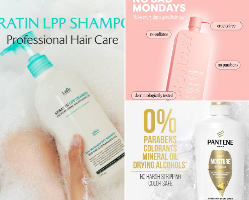 Shiny, Healthy Hair Starts Here cover photo collage