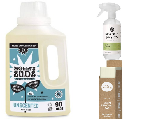 Infant and Toddler Laundry and Cleaning Products: My Low Tox Recommendations cover photo collage