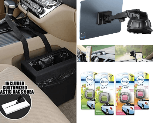 Car gadgets cover photo collage
