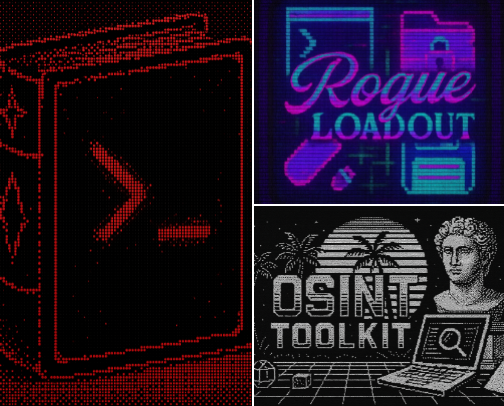 The Rogue Security Handbook Compilation- Methods and Tutorials that teach Hacking cover photo collage