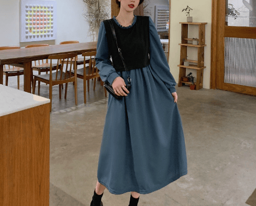 Korean Vintage Dress✨ cover photo collage