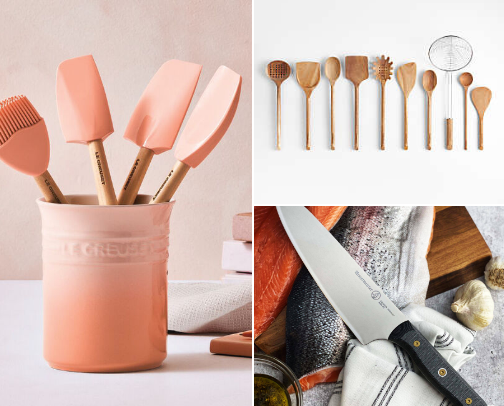Aesthetic kitchen utensils that work cover photo collage
