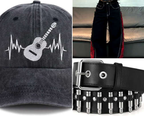 What I would wear to a Rock concert cover photo collage