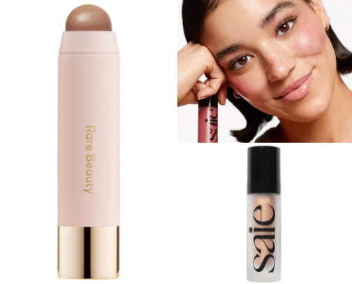 a glowy makeup routine cover photo collage