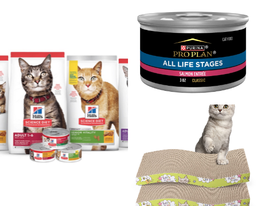 Cat essentials for a happy and healthy kitty😽 cover photo collage