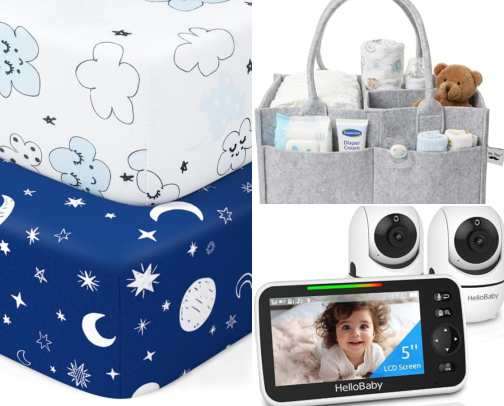 👶 Baby Essentials for New Moms & Everyday Life cover photo collage