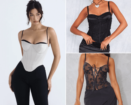 Must Have CORSETs in one place ⚡️ cover photo collage