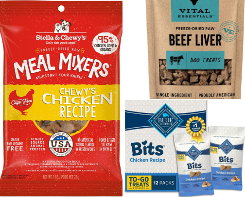 the best dog treats for sensitive tummies cover photo collage