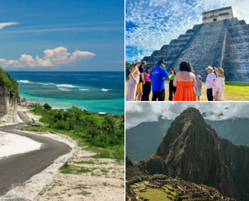 Traveling cover photo collage