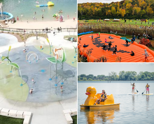 Four Seasons of Boredom Busters: Things to Do With Kids In & Around Madison, WI! cover photo collage