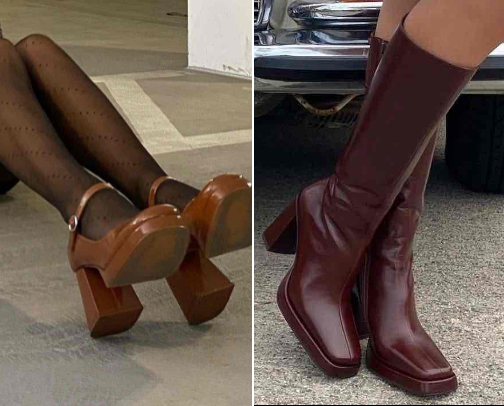 Shoes boots cover photo collage