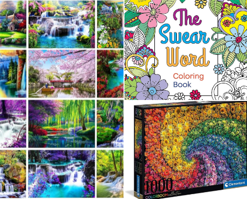 Cheap ADHD Hobbies 🧩💎🖌️🎨 cover photo collage