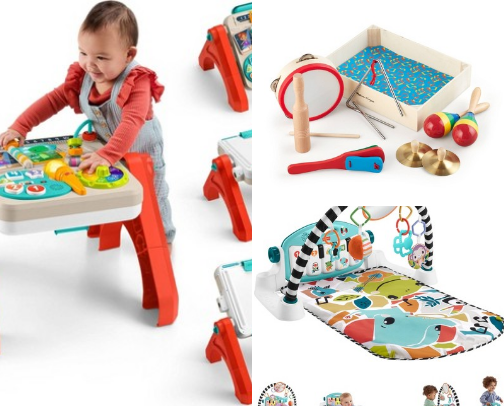 Baby toys cover photo collage