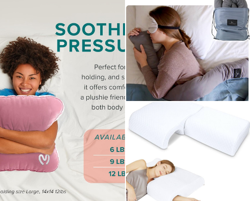 The Somatic Sanctuary: 12 Sensory Tools for Deep Pressure Relief, Better Sleep, and Nervous System Grounding cover photo collage