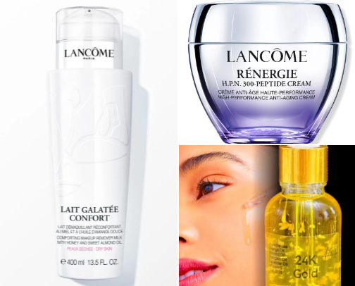 Skincare cover photo collage