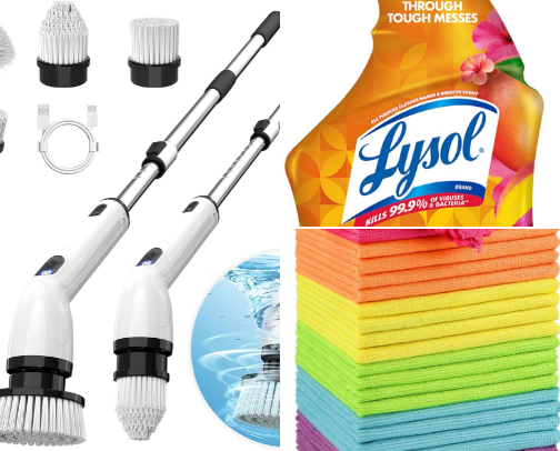 Cleaning cover photo collage