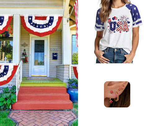 Kool 4th July Items cover photo collage