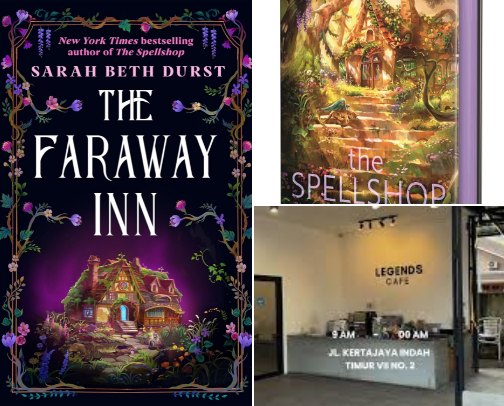 Read Now - The Faraway Inn Cozy Fantasy Companion Reads and Gifts cover photo collage