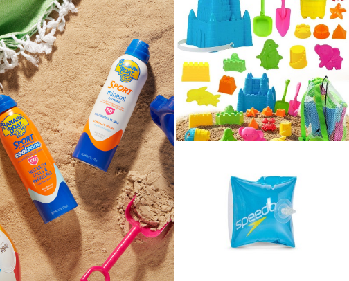 Beach must-haves for a fun day in the sun! cover photo collage