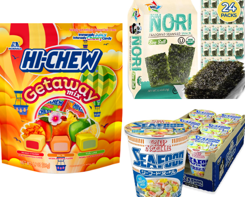 SNACKS for on-the-go girlies! cover photo collage