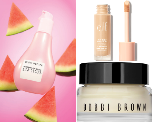 Everyday Dewy & Glowy Full Face Routine cover photo collage