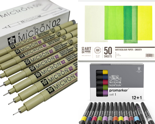Art Supplies cover photo collage